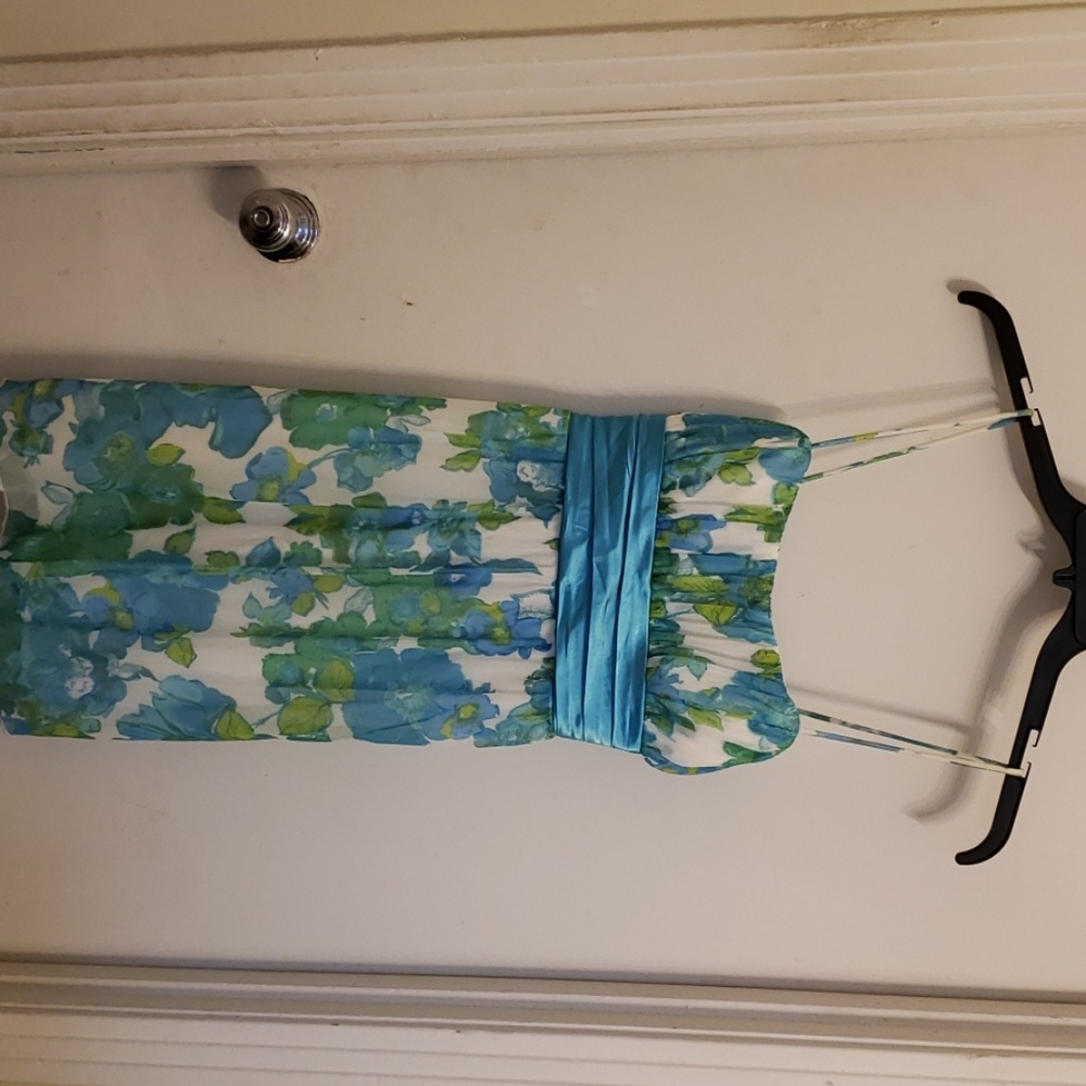 Knee length floral dress